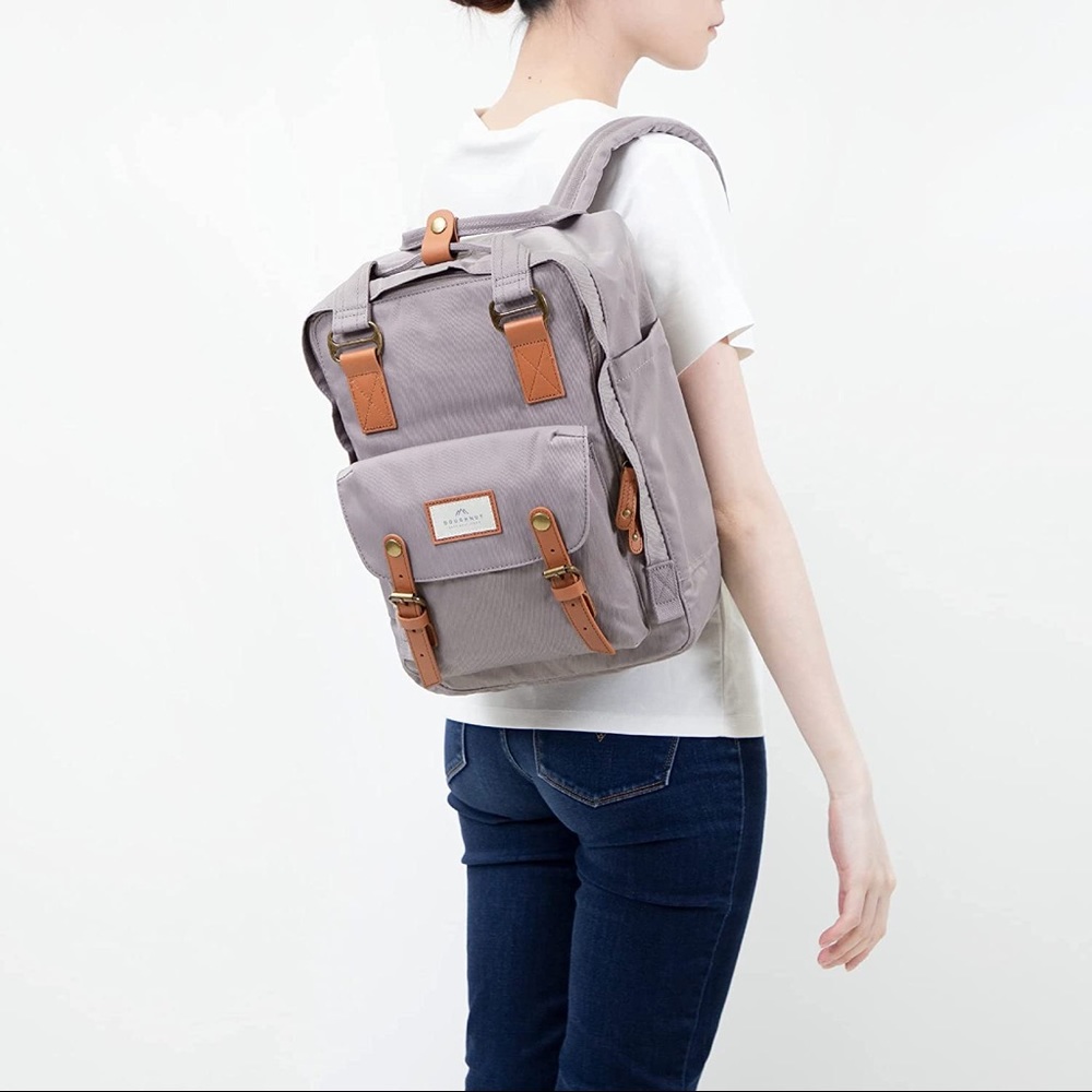 Doughnut Macaroon Standard Backpack - Lavender